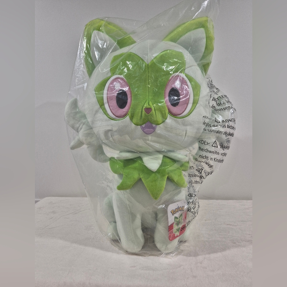 NWT Pokémon Sprigatito 24" Jumbo Plush – Large Grass Cat Pokemon